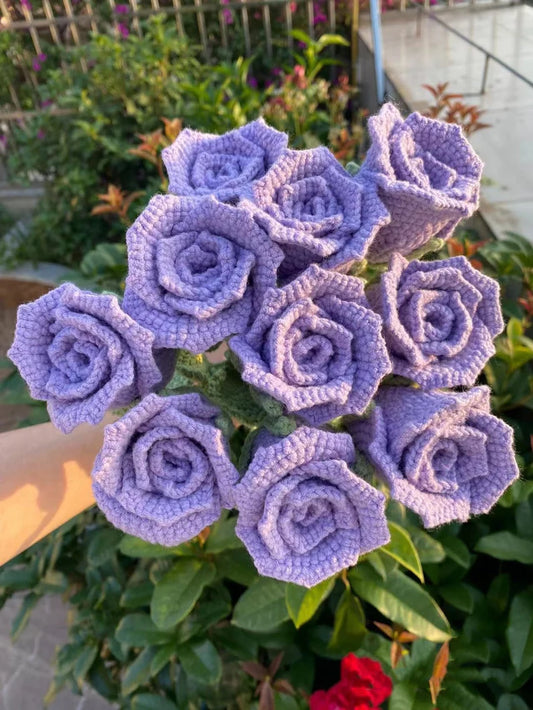 Purple Rose Bouquet